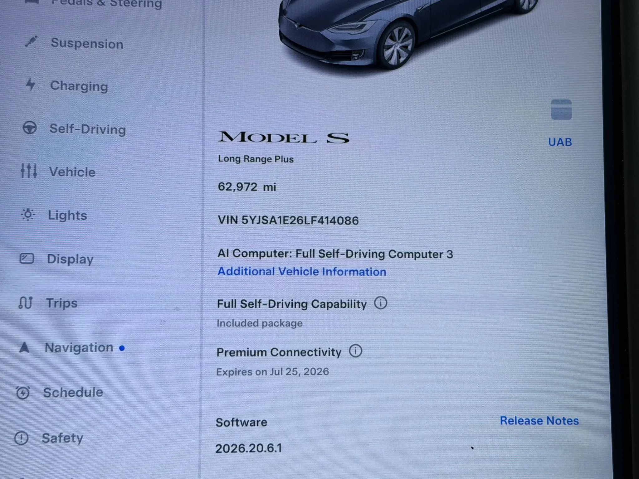 Used 2020 Tesla Model S Long Range Plus AWD/4WD image 25