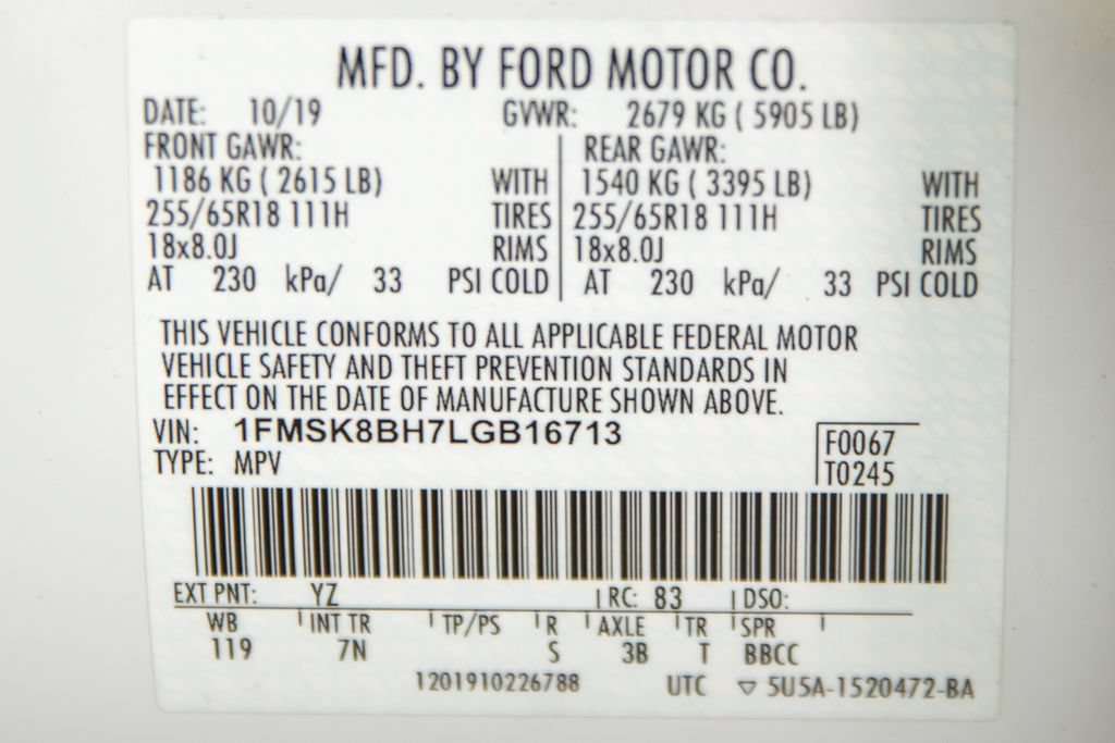Used 2020 Ford Explorer 4WD image 32