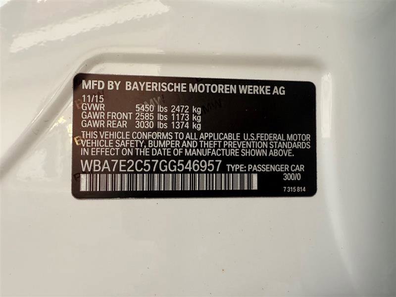 Used 2016 BMW 740i image 49