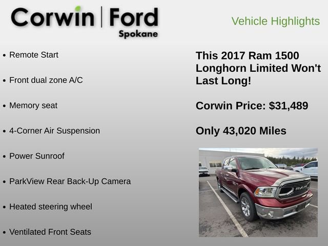 Used 2017 RAM 1500 Limited AWD/4WD image 6