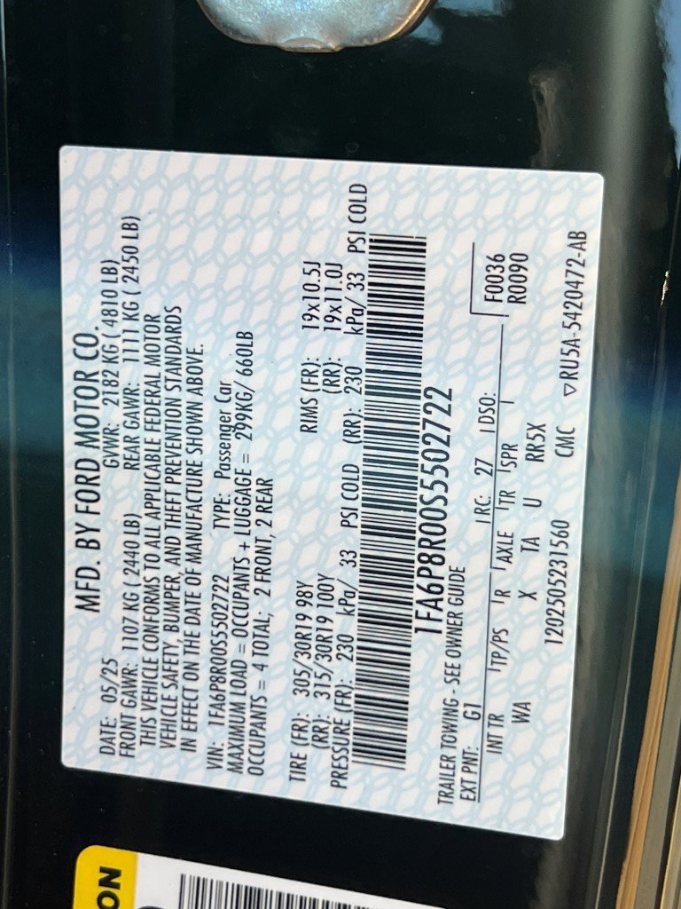 New 2025 Ford Mustang Dark Horse w/ Dark Horse Handlin Package image 34