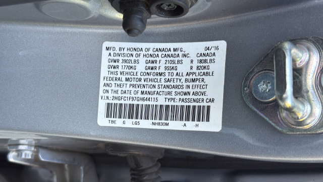 Used 2016 Honda Civic Touring image 29