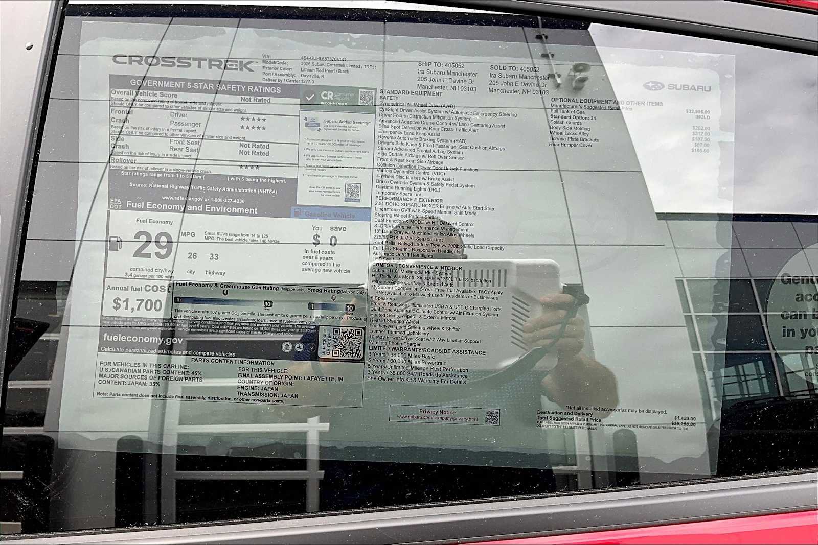 New 2026 Subaru Crosstrek 2.5i Limited image 19