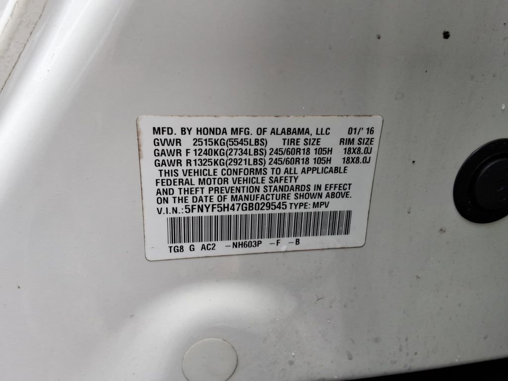 Used 2016 Honda Pilot EX image 17