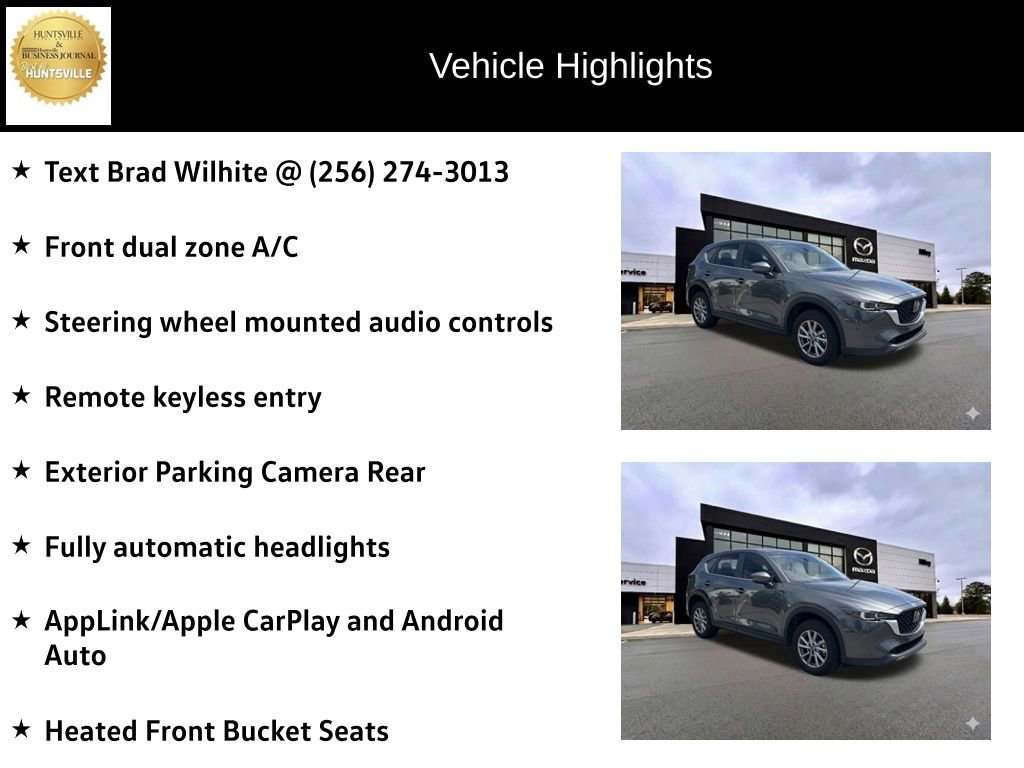 Certified 2023 MAZDA CX-5 AWD 2.5 S w/ Select Package image 6
