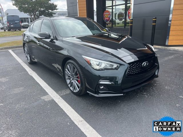 Used 2024 INFINITI Q50 Red Sport 400 w/ Black Opal Edition RWD image 1