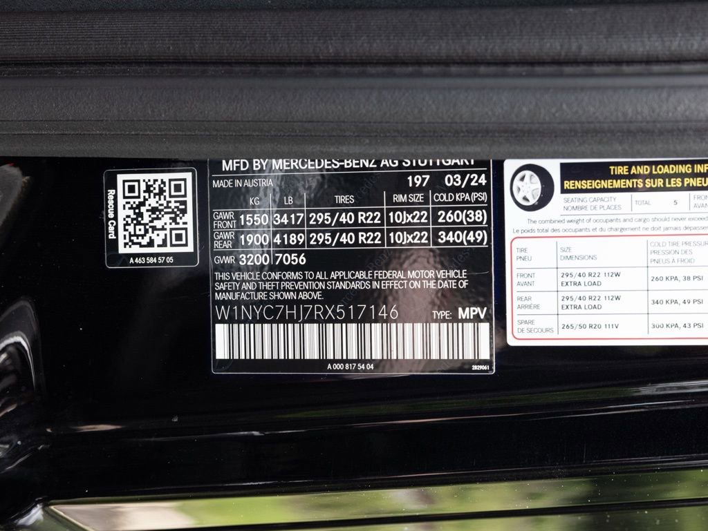 Used 2024 Mercedes-Benz G 63 AMG 4MATIC image 79