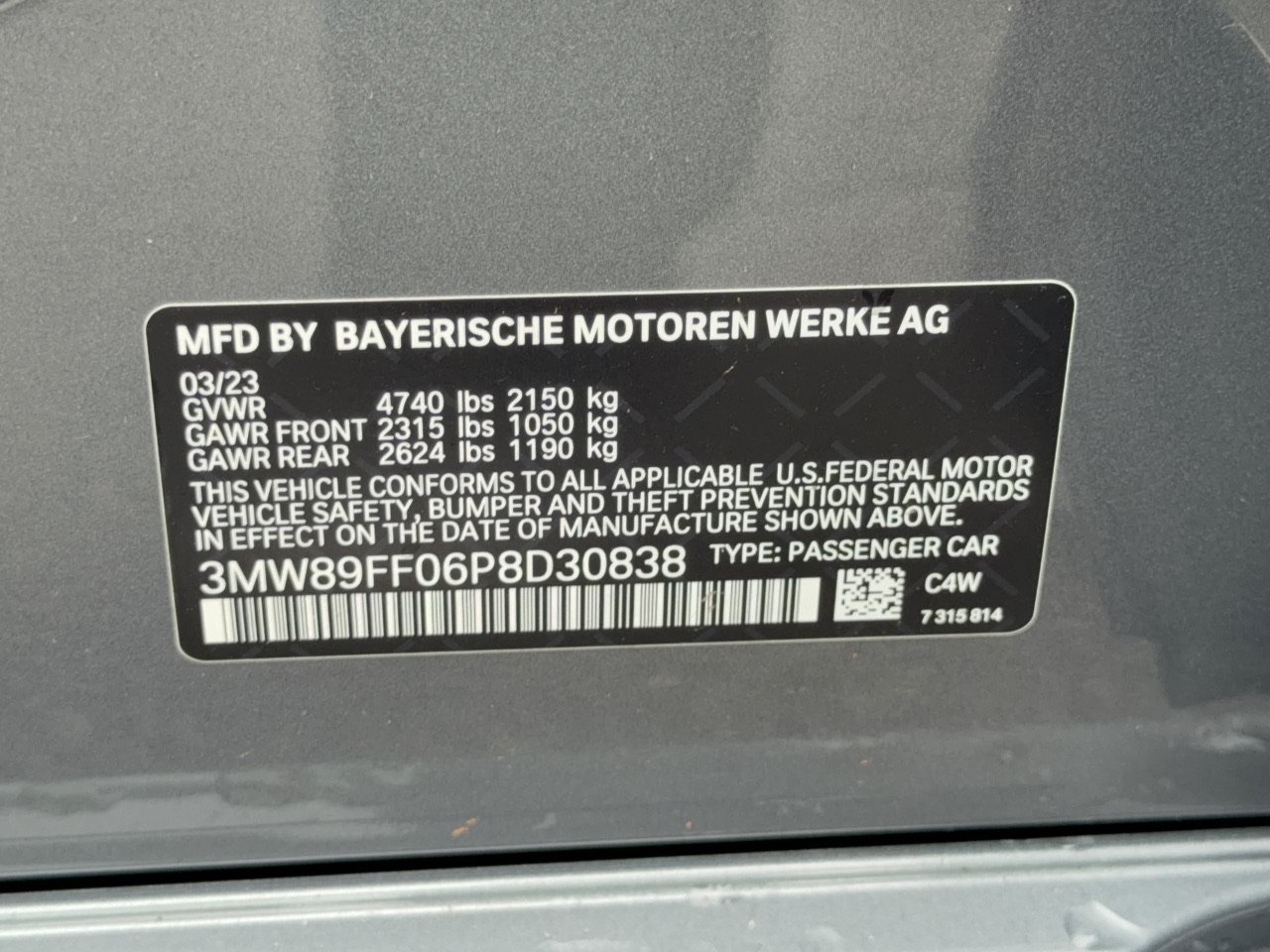 Certified 2023 BMW 330i xDrive Sedan w/ Premium Package AWD/4WD image 31