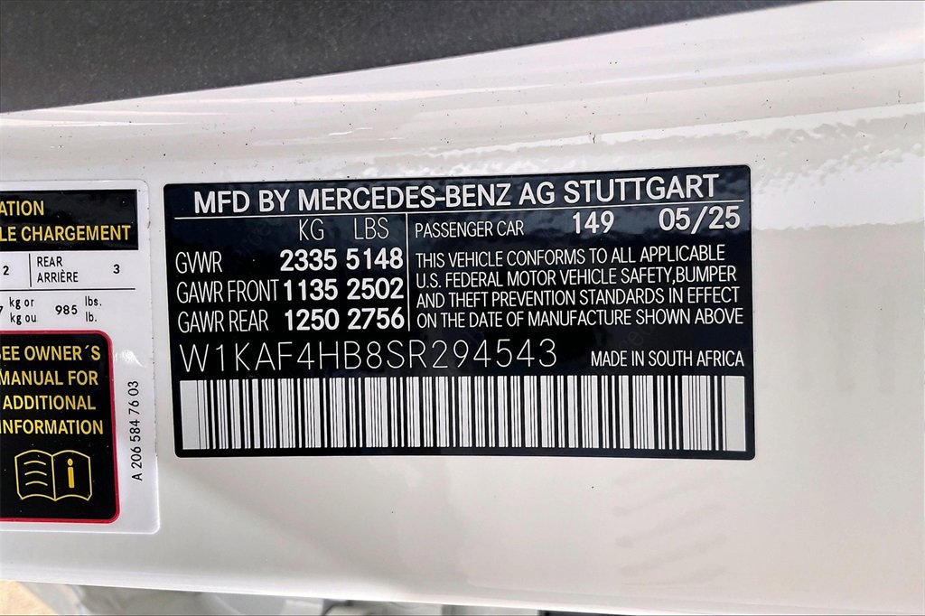New 2025 Mercedes-Benz C 300 4MATIC Sedan image 18
