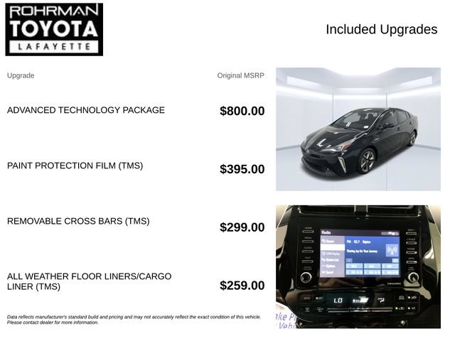 Used 2022 Toyota Prius XLE w/ Advanced Technology Package FWD image 4