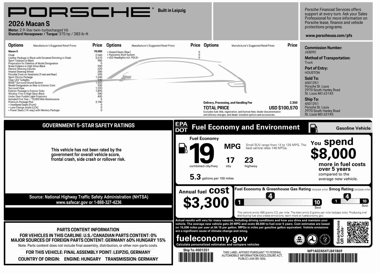 New 2026 Porsche Macan S image 54