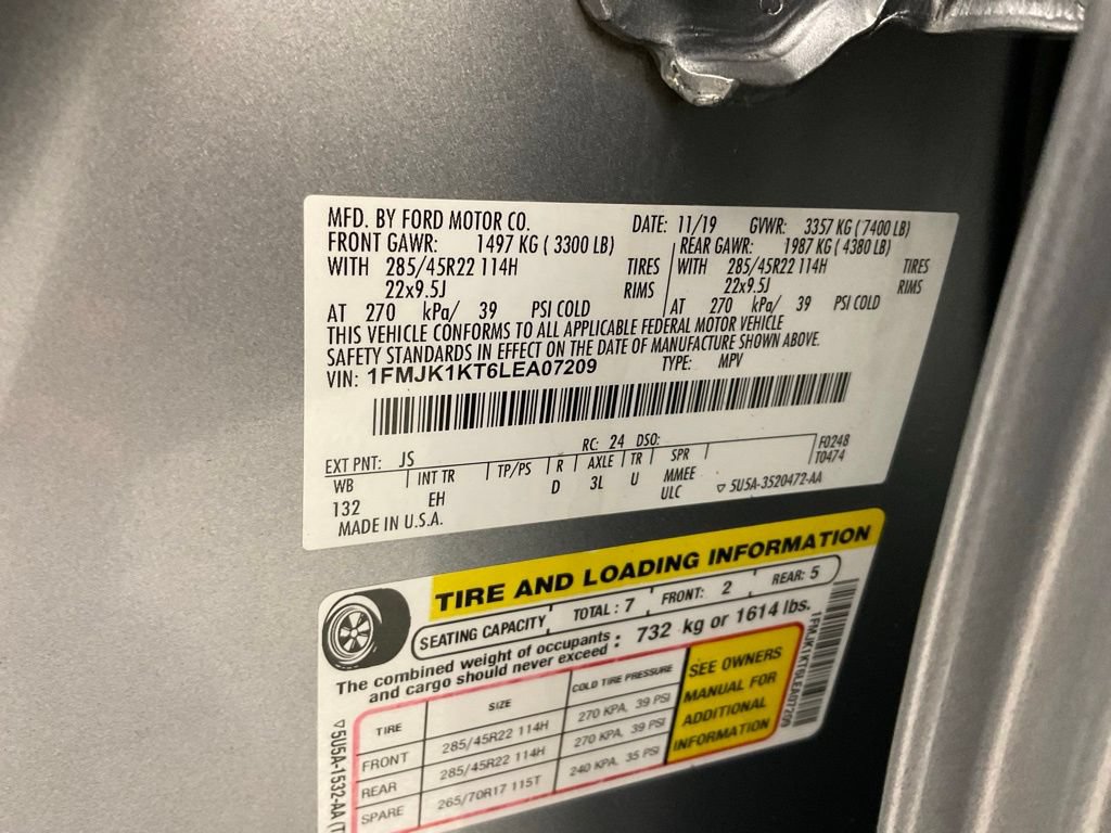 Used 2020 Ford Expedition Max Limited w/ Special Edition Package RWD image 29