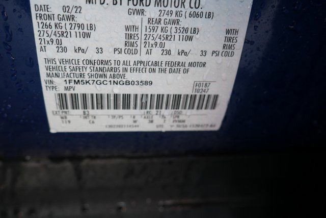 Used 2022 Ford Explorer ST w/ Equipment Group 401A image 29