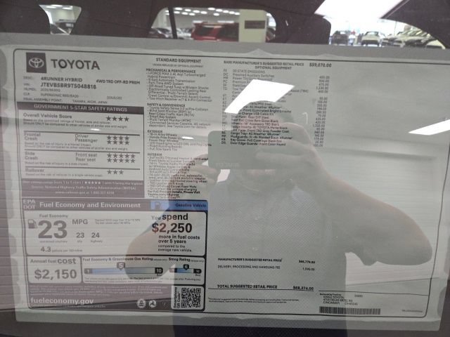 New 2026 Toyota 4Runner TRD Off-Road Premium AWD/4WD image 7