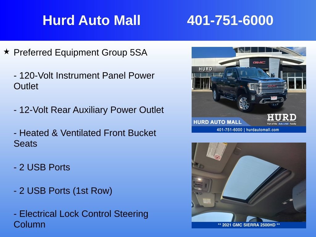 Used 2021 GMC Sierra 2500 Denali w/ Denali Ultimate Package AWD/4WD image 24