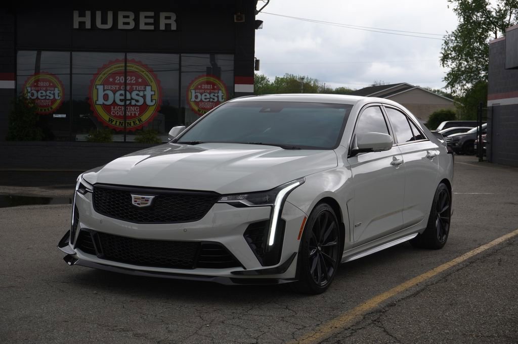 Used 2022 Cadillac CT4 V Blackwing w/ Carbon Fiber 1 Package RWD image 3