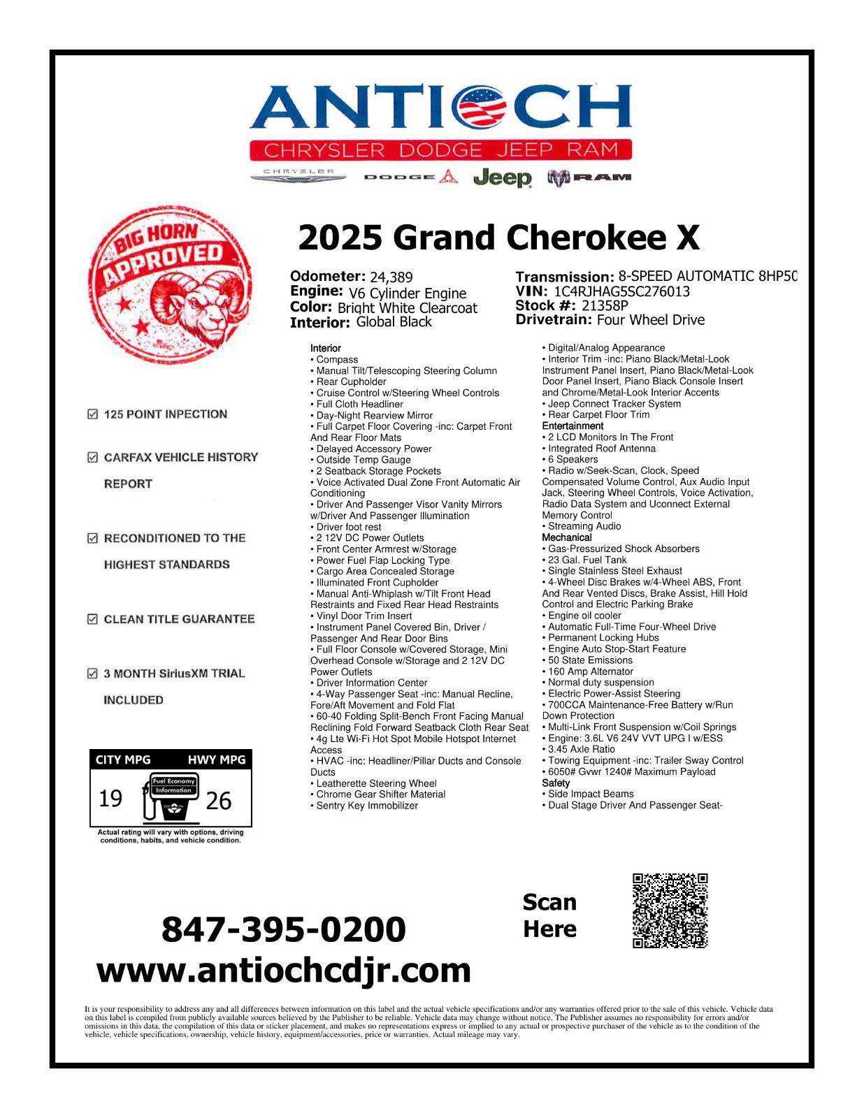 Used 2025 Jeep Grand Cherokee Laredo X AWD/4WD image 2