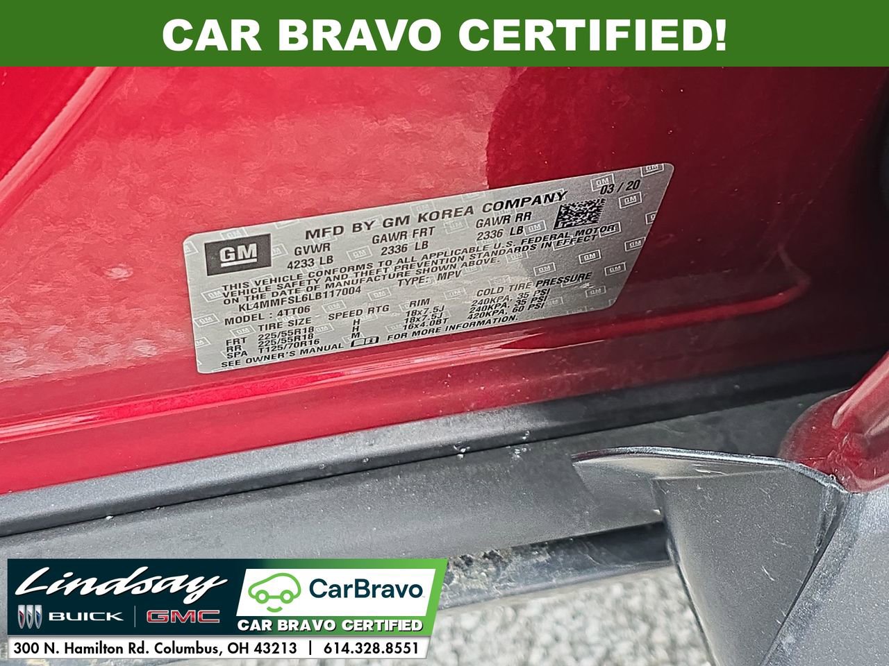 Certified 2020 Buick Encore GX Essence w/ Experience Buick Package image 34