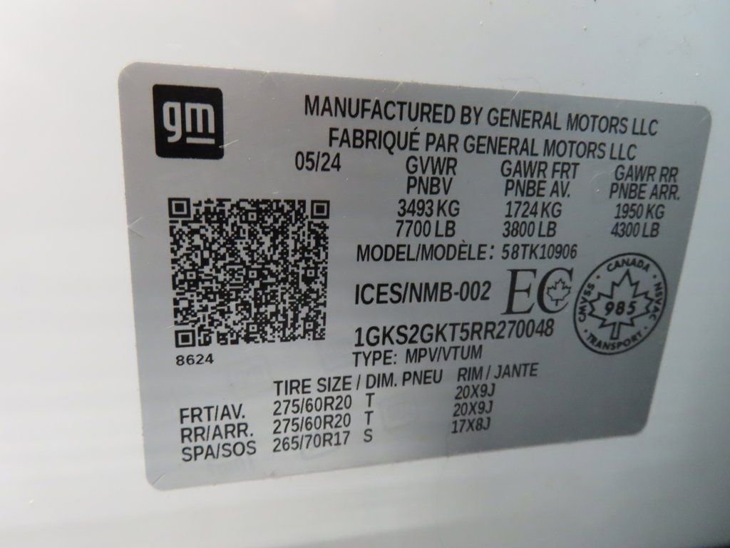 Used 2024 GMC Yukon XL SLT w/ SLT Premium Package image 63