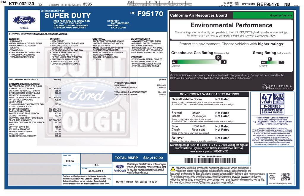 Used 2024 Ford F250 XLT w/ FX4 Off-Road Package AWD/4WD image 15
