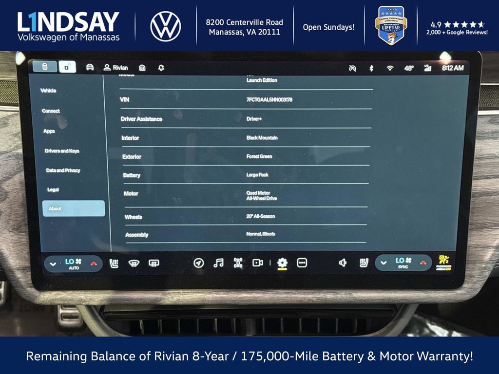 Used 2022 Rivian R1T Launch Edition image 23