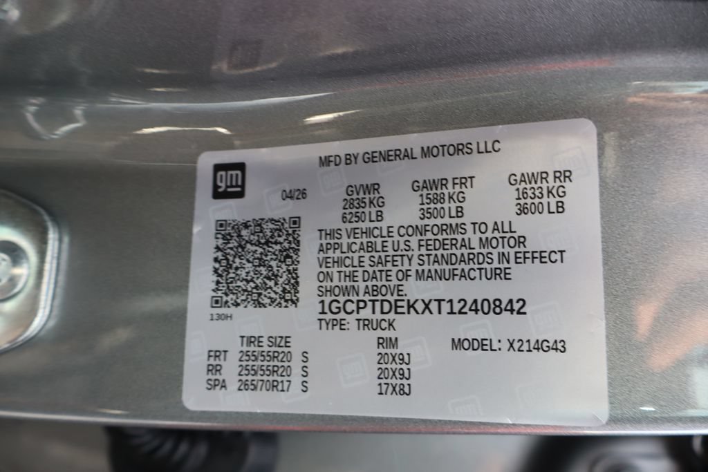 New 2026 Chevrolet Colorado Z71 w/ Technology Package AWD/4WD image 32