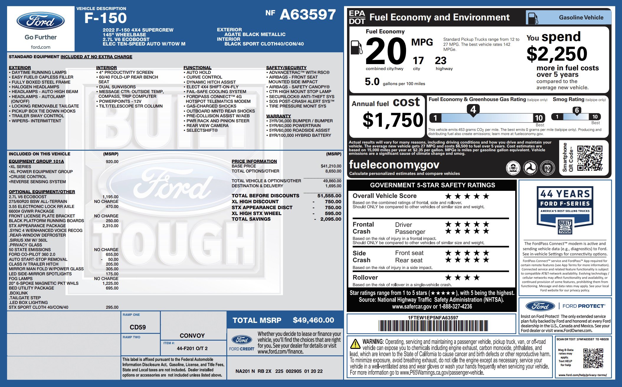 Used 2022 Ford F150 XL w/ STX Appearance Package image 6