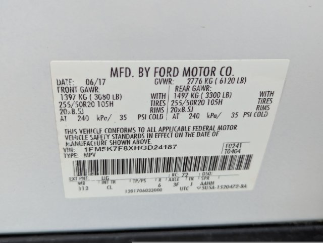 Used 2017 Ford Explorer Limited FWD image 41