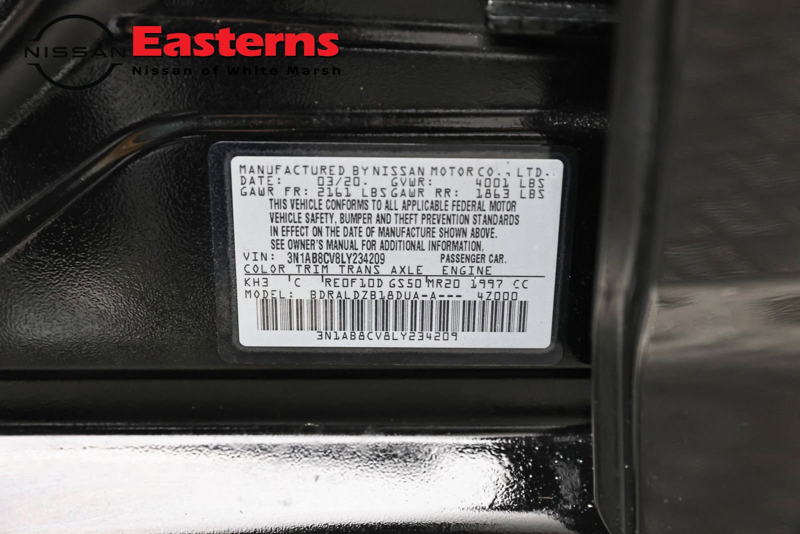 Used 2020 Nissan Sentra SV w/ SV Premium Package image 35