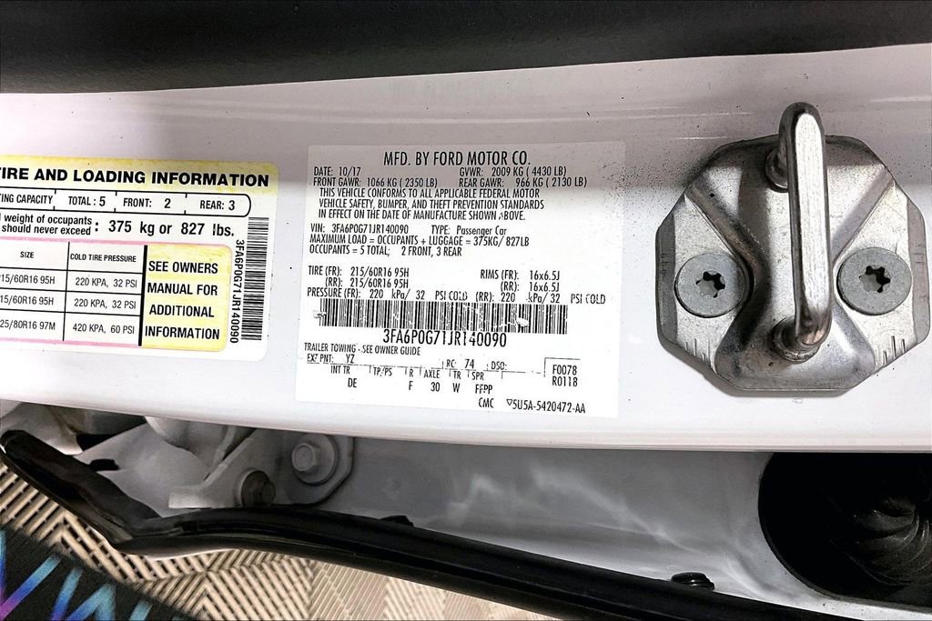 Used 2018 Ford Fusion S image 31