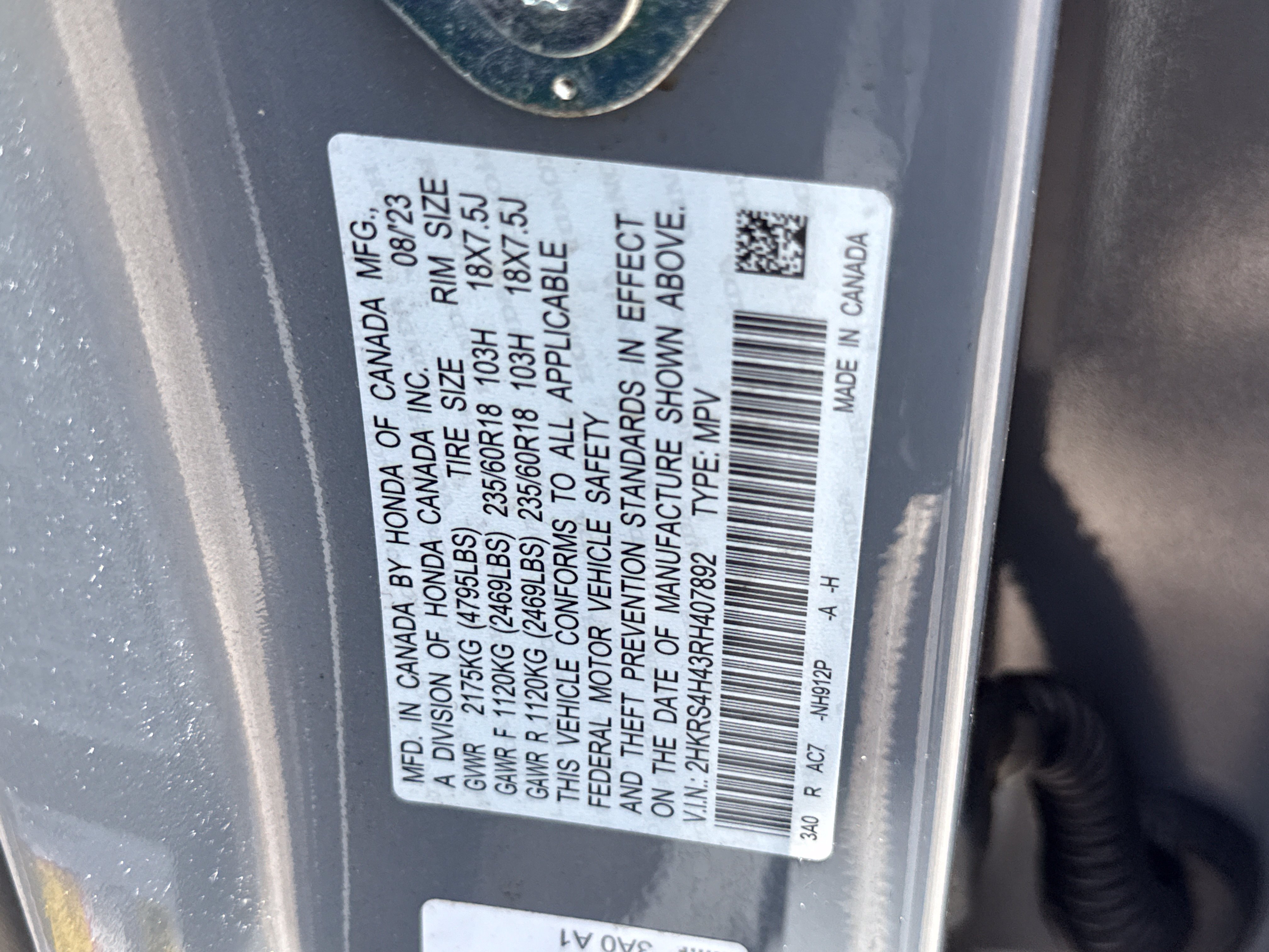 Certified 2024 Honda CR-V EX image 41