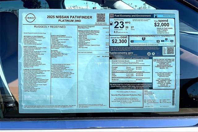 New 2025 Nissan Pathfinder Platinum image 14