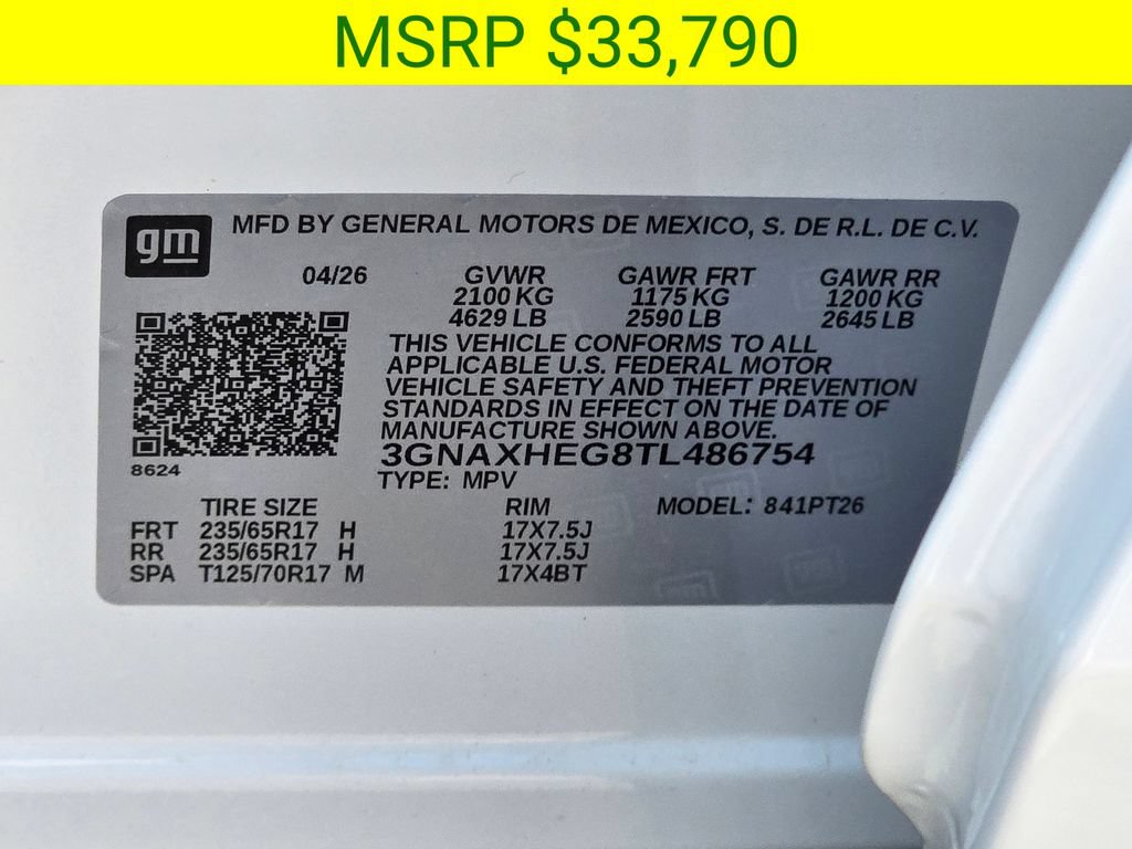 New 2026 Chevrolet Equinox LT w/ Convenience Package II FWD image 43