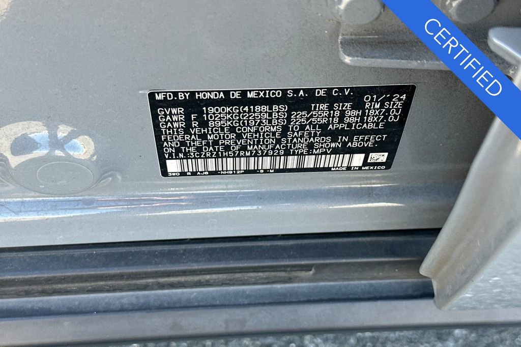 Certified 2024 Honda HR-V Sport image 31