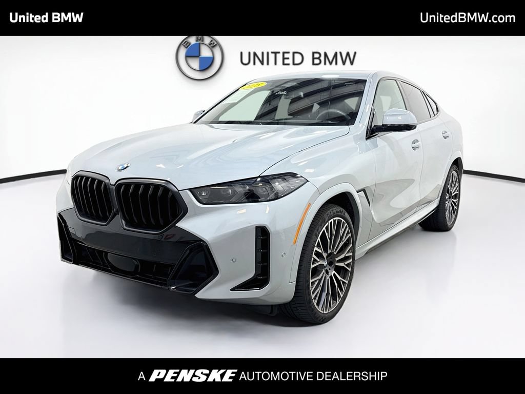 Certified 2025 BMW X6 xDrive40i w/ Executive Package