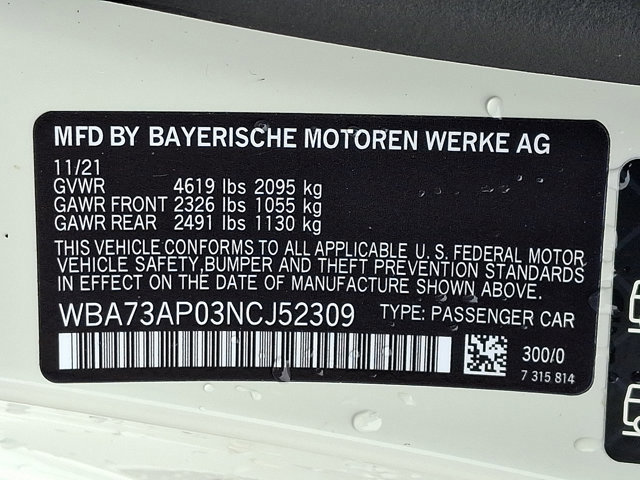 Certified 2022 BMW 430i xDrive Coupe w/ M Sport Package image 31