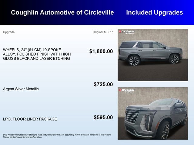 Used 2026 Cadillac Escalade Platinum Luxury w/ LPO, Floor Liner Package AWD/4WD image 3