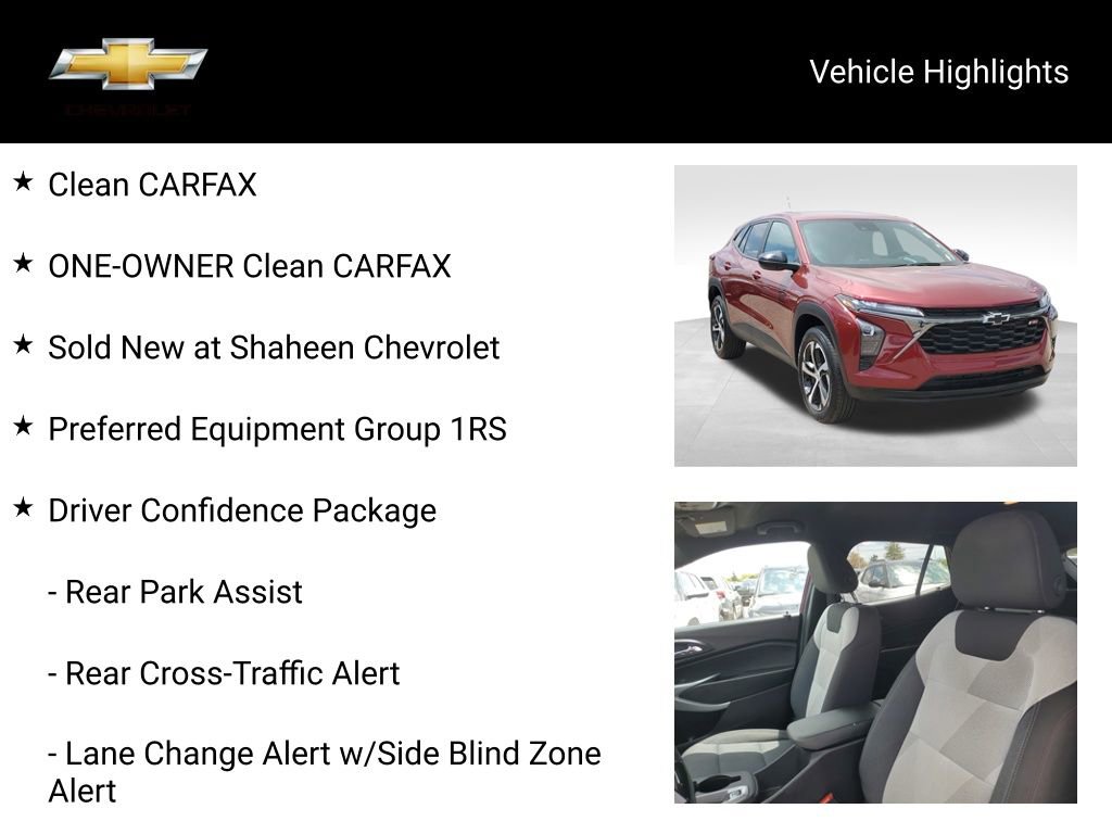 Certified 2024 Chevrolet Trax RS w/ Driver Confidence Package FWD image 19