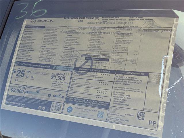 New 2026 Buick Envision Sport Touring image 20