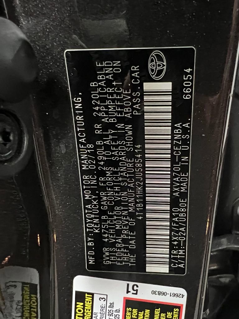 Used 2018 Toyota Camry LE image 32