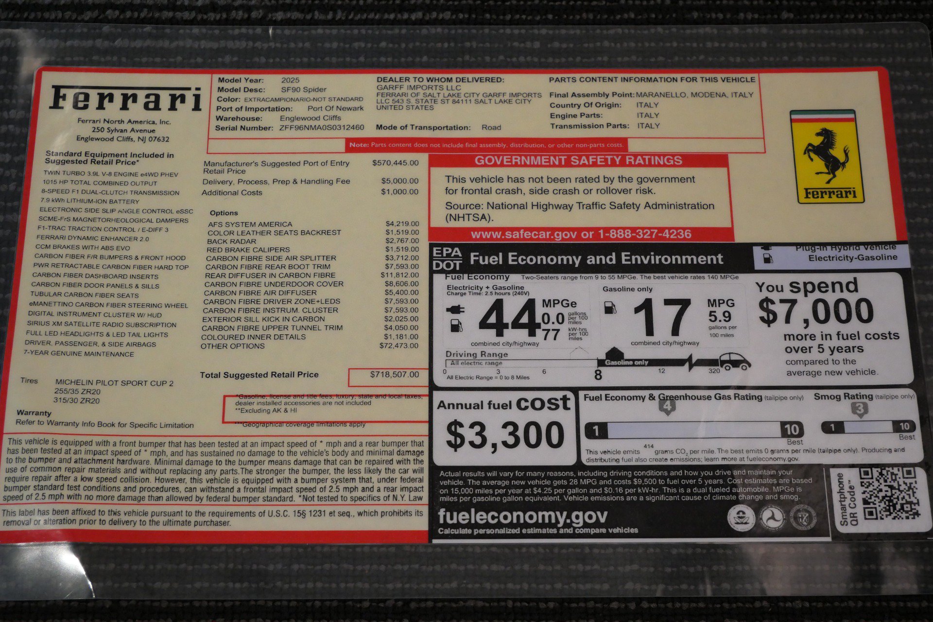 Used 2025 Ferrari SF90 Spider AWD/4WD image 24