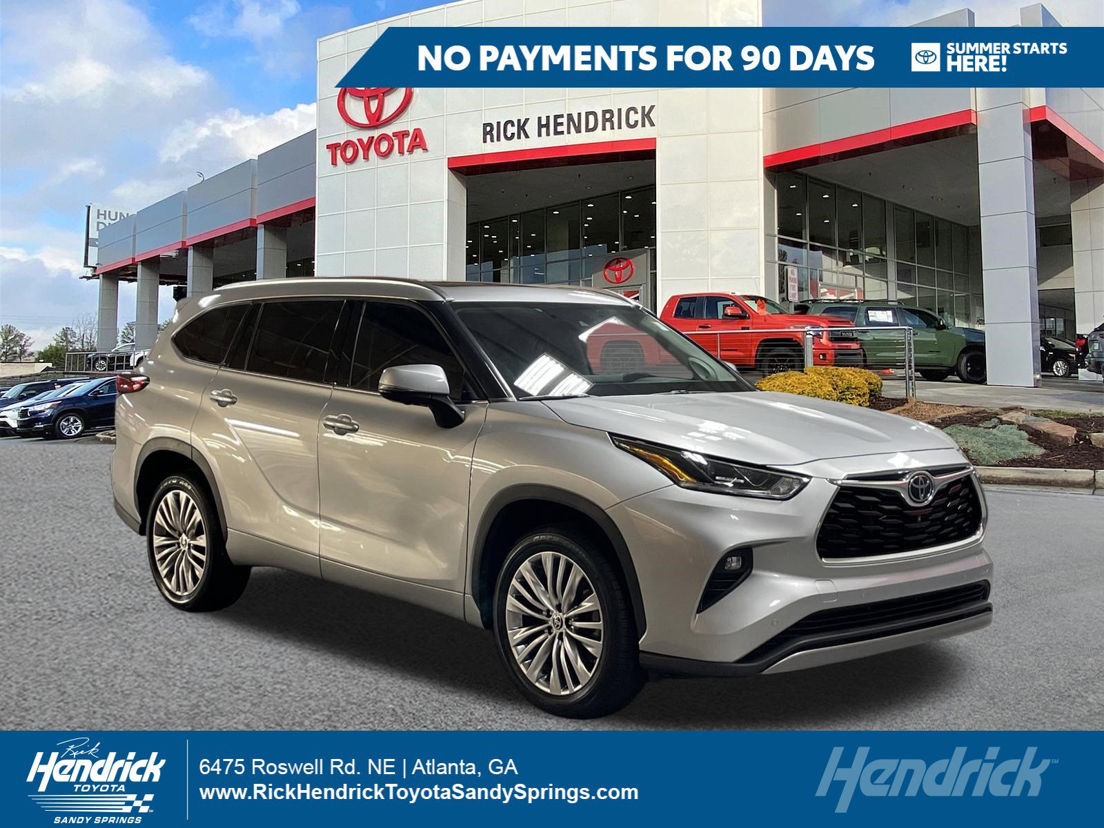 Used 2023 Toyota Highlander Platinum FWD image 1