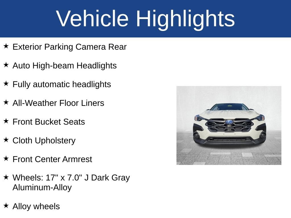 Used 2025 Subaru Crosstrek 2.0i AWD/4WD image 4