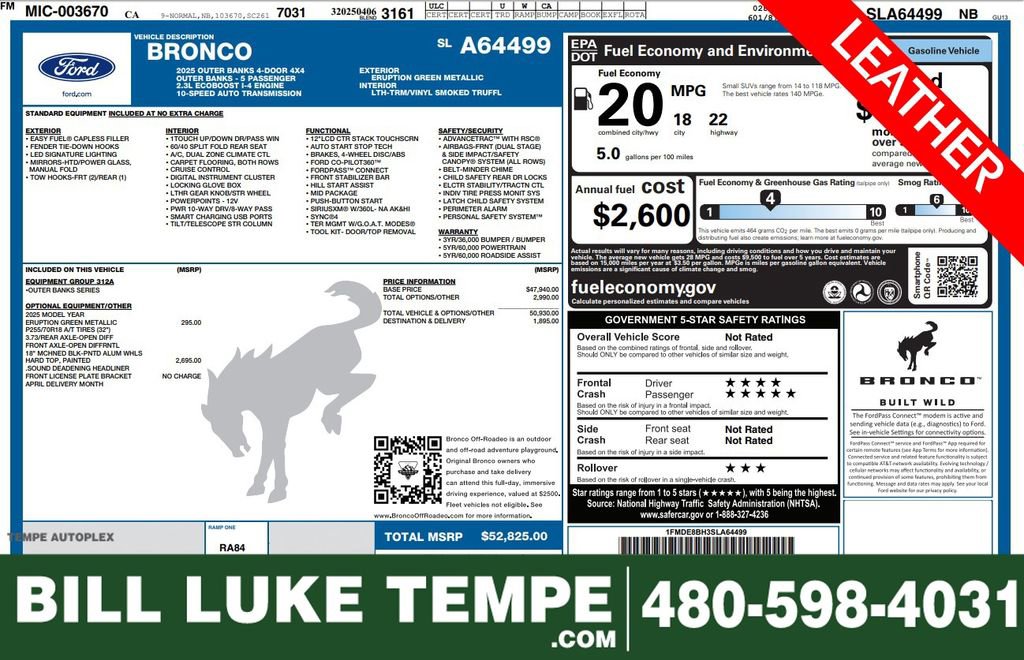 Used 2025 Ford Bronco Outer Banks
