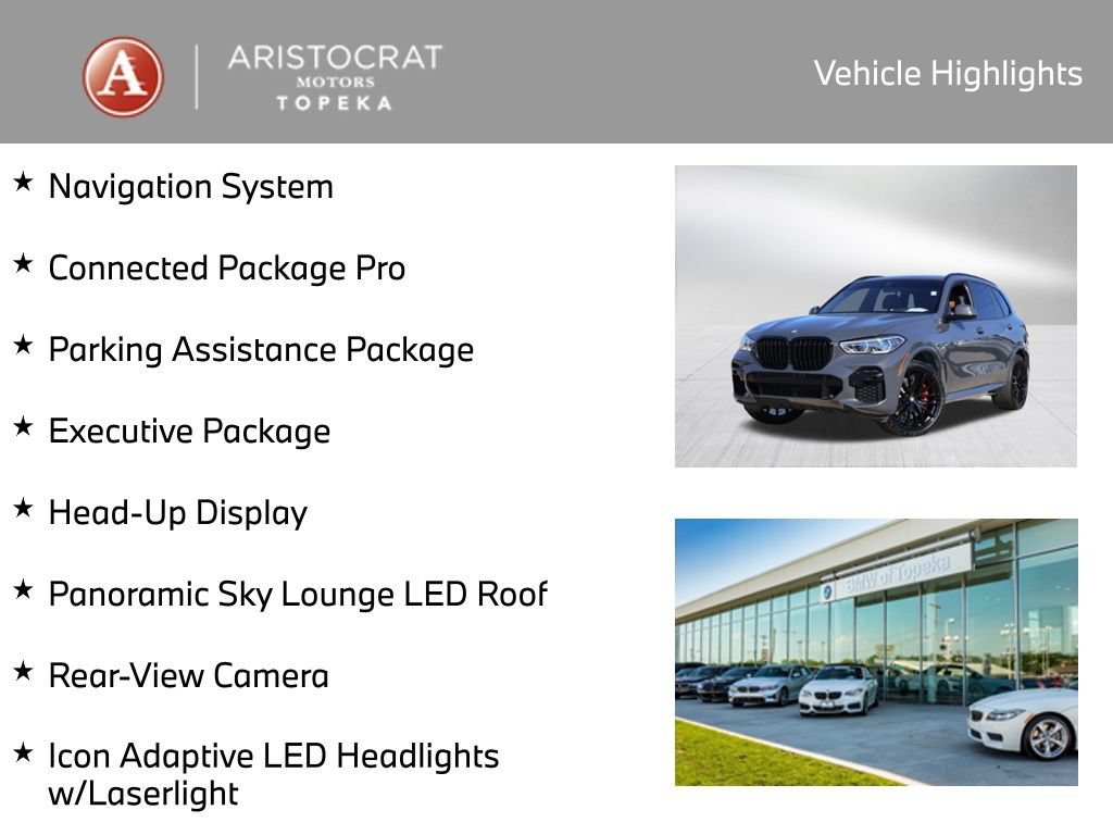 Used 2023 BMW X5 M50i w/ Executive Package AWD/4WD image 2