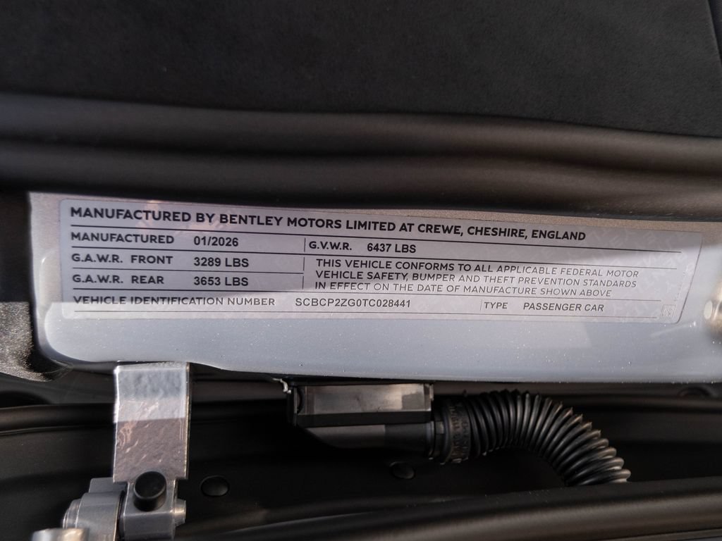 New 2026 Bentley Continental GT Mulliner AWD/4WD image 16