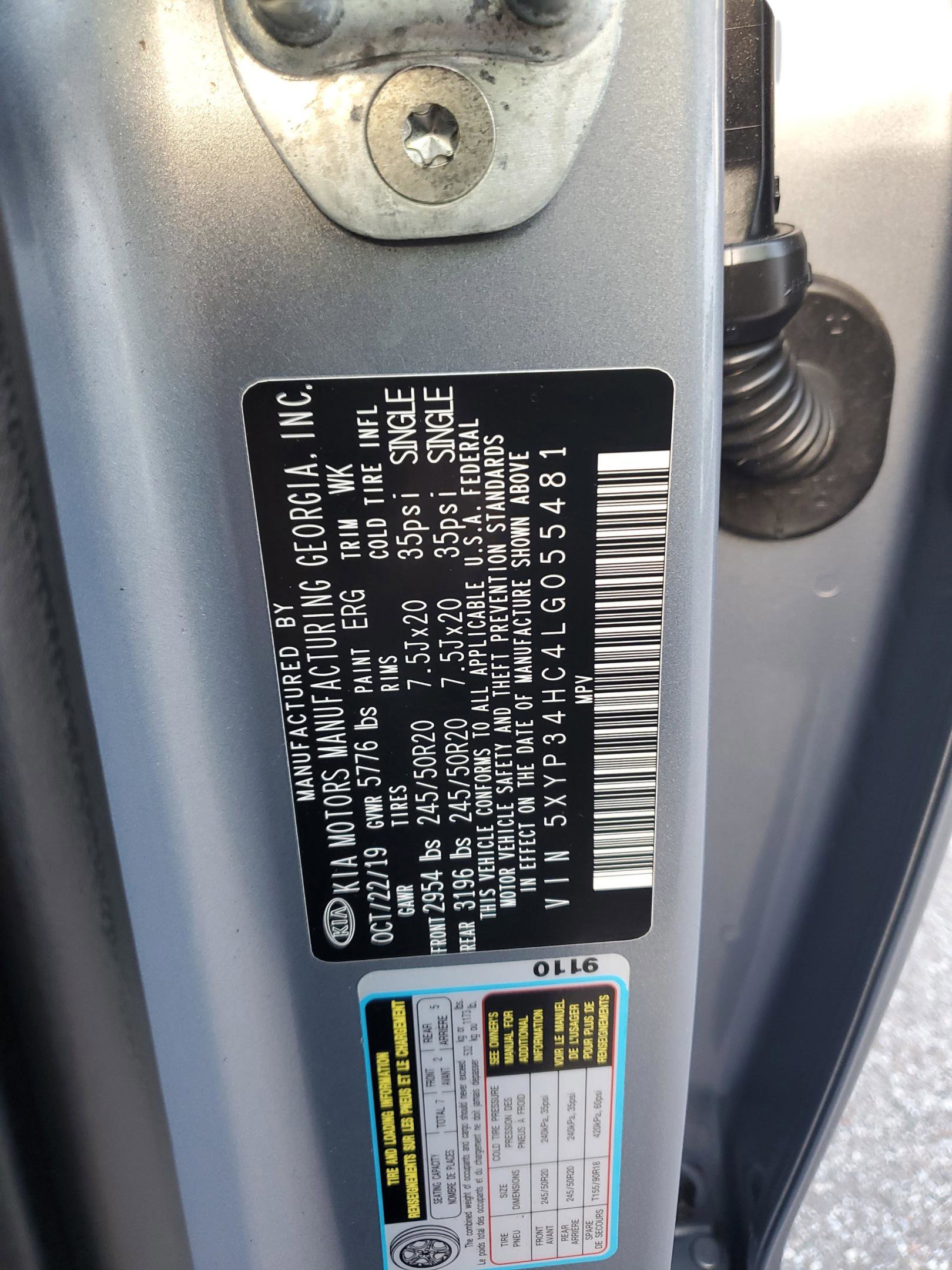 Used 2020 Kia Telluride EX w/ EX Premium Package image 33