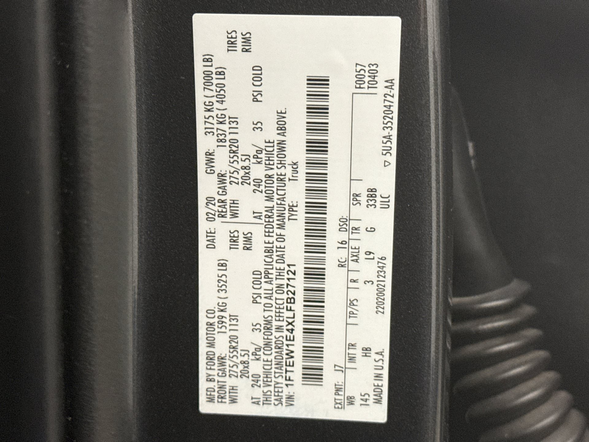 Used 2020 Ford F150 Lariat w/ Equipment Group 502A Luxury AWD/4WD image 25