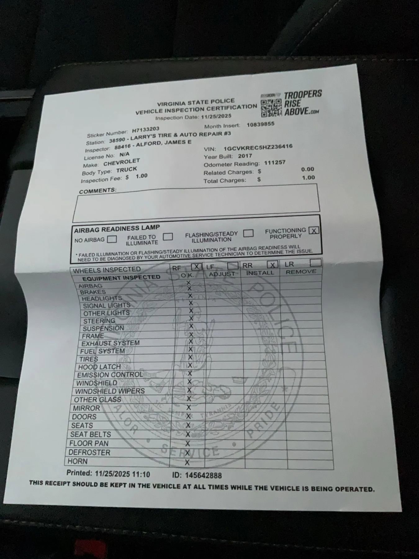 Used 2017 Chevrolet Silverado 1500 LT w/ All Star Edition image 49