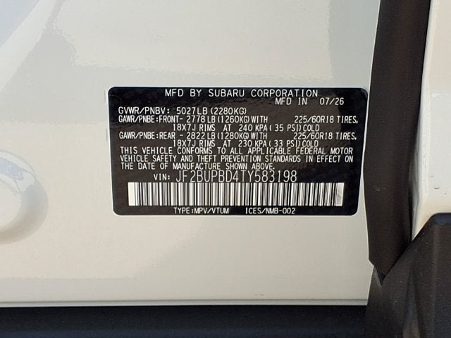 New 2026 Subaru Outback Premium AWD/4WD image 10